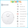 Robot Hút Bụi Lau Nhà ECOVACS Deebot N8 Pro Kết Nối App Sử Dụng Công nghệ OZMO 2.0 Chống Rơi Rớt Lực Hút 2600 Pa, Phù Hợp Diện Tích 200m2, Công Suất 40 W - Hàng Chính Hãng