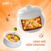 Nồi Chưng Yến, Nồi Nấu Cháo Chậm UNIE USC10W Sử Dụng Tiếng Việt Có Thể Kho Cá Thịt, Tiềm Thuốc Bắc Dung Tích 1 Lít Công Suất 300 W - Hàng Chính Hãng