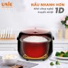 Nồi Cơm Cao Tần, Nồi Cơm Điện Tử Thông Minh Đa Năng UNIE UEC1571B Tiêu Chuẩn Đức, Gồm 16 Chương Trình Nấu Dung Tích 1.5 Lít, Dùng Cho Gia Đình 4-5 Người Công Suất 600 W - Hàng Chính Hãng